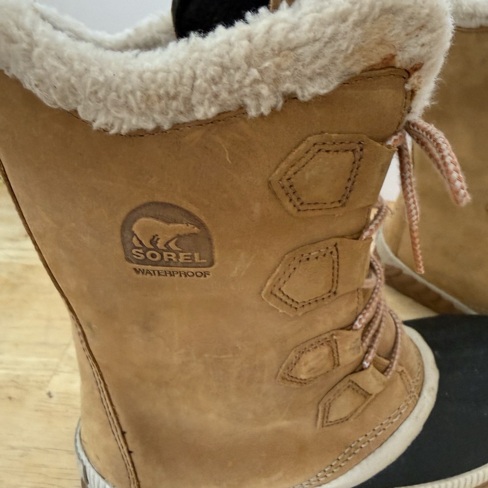 SOREL Out N About Plus Tall Waterproof Boot Elk Brown Size 8.5 Retail $180 - Picture 7 of 16